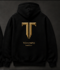 Black hoodie type luxe